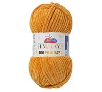 1 pack/Skein Himalaya Dolphin Baby, each skein measures 100g, 120m, super bulky, blanket yarn, velour, knitting yarn, amigurumi baby yarn 80330