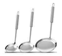 1 Pack Skimmer Spoon Stainless Steel Grease Filter Kitchen Cooking Fine Mesh Food Strainer Compatible for Filtering Oil and Foam(100 Mesh Filter 10CM)