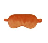 1 Pack Sleep Mask, Silk Eye Mask with Elastic Strap, Blindfold, Soft Silk Sleeping Mask for Girls, Women, Men (Orange)