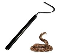 1 Pack Snake Hook 66cm Stainless Steel Retractable Reptile Grabber Tool, Collapsible Snake Catcher and Control Stick for Corn Snakes Ball Pythons Small Reptiles, Portable Hook for Home Garden Outdoor