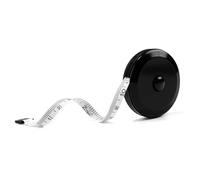 1 Pack Soft Tape Measure Retractable Measuring for Body Fabric Sewing Tailor,Black Sewing Tape Measures,Small Push ButtonDouble Scales Rulers 79-inch 2 Meter(Black White)