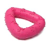 1 Pack Soft TPR Rubber Pet Chew Play Toys for Dog Puppy Cat Dental Triangle Teething Random Color Pet Supplies Comfortable and Environmentally