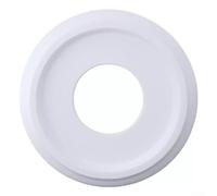 1 Pack Split Lighting PU Ceiling Medallion Ceiling Cover Plate, Round Split Medallion PU Decorative Ceiling Fan Light Fixtures Covers Plate for Light Fixtures Ceiling Light Trim