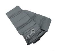 1 Pack Thickened Inflatable Sleeping Pad with Foot Pump, Lightweight Moisture-Proof Camping Mat for Hiking Travel Outdoor Adventures, Navy(Gray)