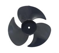 1 Pack Three-Blade Fan Blades for General 20cm Floor Desk Tower Ceiling Fans Quiet Air Circulator Replacement Parts Clean Plastic Black Office