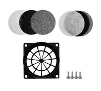 1-Pack Three Layers Filter Cottons with Fan Adapter Bracket for 3D Printer Enclosure Tent with 70mm Cooling Fan Ventilation System use