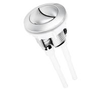 1 Pack Toilet Flush Button Replacement, 38 mm Dual Push Toilet Flush System Replacement Kit, Durable ABS Cistern Flush Button Kit, Compatible with Standard and One-Piece Toilets