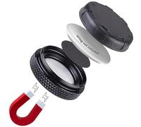 [1 Pack] Ultimate Magnetic AirTag Holder: IP68 Waterproof Case with Powerful N54 Magnet, Anti-Lost Concealed Cover for Car, Bike, or any Metallic Surface - Black