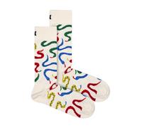 Novelty Snakes Design Soft Breathable Cotton Socks - Great Gift Happy Socks Multi 4-7