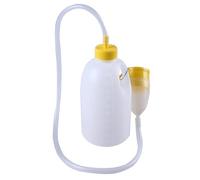 1 Pack Urinals for Men, 1700ML Plastic Pee Bottles for Men, Male Urines Bottle with Lid, Handle, Spill Proof, Long Tube, Male Urinals, Pee Container Men, Portable Urinal for Men, Elderly (1pcs)