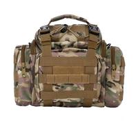 1 Pack, Waterproof Fishing Tackle Bag: Large Capacity, Multi-Pockets, 900D Oxford Cloth, Adjustable Straps, for Outdoor Carp, Sea, Flying Fishing