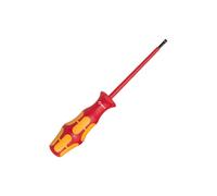 1 Pack - Wera 05006105001 160 i Kraftform Plus VDE Screwdriver Slotted 3.0 x 100mm
