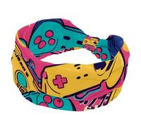 1 Pack Wide Headbands For Women Elastic Headband Funny Game Controller-1117 Head Bands Women's Hair Band Turban Workout Soft Sweat Hairband Accessories