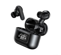 1 Pack Wireless Translation Headphones with Color Screen Display, Real-Time Simultaneous Interpretation for 144 Languages, Bone Conduction Audio for Travel Business(black)