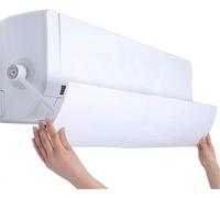 1 Package Air Conditioning for the Household Household Air Conditioner Parabrisas The retractable wind guide prevents direct blowingWhite,S