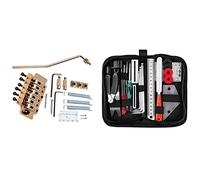 1 Package Gold Guitar Tremolo Bridge Parts System With Guitar Repair Tools 20Pcs Guitar Tool Guitar Bridge Assembly