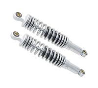 1 Pair 12.5 320mm Motorcycle Universal Rear Shock Absorbers Replacement for Yamaha Kawasaki Suzuki Sportster XL883 1200 Dirt Bike ATV Go Kart Sliver