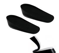 1 Pair 2.5cm Breathable Increase Height Bearings Shoes Insoles for Kids. Invisible Universal Increase Height Insoles for Adult. Height Boosters for Trainers Boots Fabric Shoes (Black)