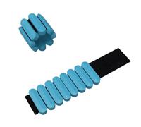 1 Pair 2 LBS Wrist Ankle Weights Women Men Adjustable Arm&Leg Weighted Weight Bracelet For Home Gym Workout Running Yoga(Blue)