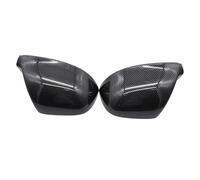 1 Pair 2 pcs/set SHLPDFM Carbon Fibre Black Wing Mirror Covers Trim Fits for Volkswagen T6 Transporter (16+)