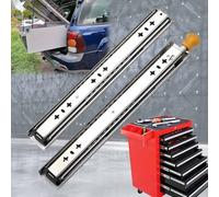 1 Pair (2 Pieces) Ball Bearing Drawer Slides 4001300mm, Soft Close, 850mm Size, Ideal for 3 Drawer Systems, No Lock, Smooth &Performance