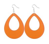 1 Pair 2023 Colourful Vintage Water Drop Earrings for Women Fashion Aesthetic Cute Neon Earring Hip Hop Jewellery Neon Earrings, one size, As described