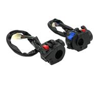 1 Pair 22mm 7/8" Universal Motorcycle Handlebar Switch Compatible With Most Bikes Headlight Light Turn Horn Start Kill Button Aluminum