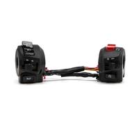 1 Pair 22mm Left Right Motorcycle HandleBar Switches Horn Turn Headlight Electric Start Handlebar Controller Button Compatible With Automotive Motorcycle Parts