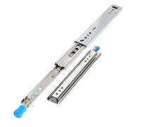 1 Pair 250-1500mm Full Extension Drawer Slides with Lock Heavy Duty Industrial Steel Runners Rail 100kg Load Ball Bearing Tool Box Draw Slide, Side Mount (Size : 700x53mm)