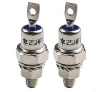 1 Pair 25a Stud Mount Diode Set With Forward And Reverse Polarity For Welder Motor Control Converter Power Supply For Battery Charging System Industrial Use 4mm Screw