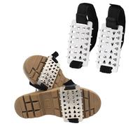 1 Pair 26-Point Ice Cleats For Shoes Unisex Anti-Slip Snow Grip Covers, Ice Crampons, NonSlip Ices Traction Cleats, For Men Women & Seniors | Ices Fishing Hiking Walking Safe