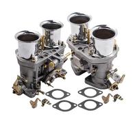 1 Pair 44IDF Carb Carburetors 44 IDF W/Gasket Compatible For VW Fiat Compatible For Porsche Compatible For Carby W/Air Horn 18990.03