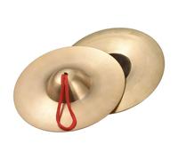 1-pair 5.8in Mini Small Brass Hand Cymbals Gong Band Rhythm Beats Percussion Copper Musical Instrument for Opera and Drums Performance