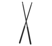 1 Pair 5a Black Aluminum Alloy Drumsticks with Water Drop Tip