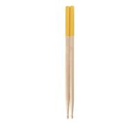 1 Pair 5A Maple Wood Drumsticks Professional Wooden Drum Sticks With Rubber Coat Handle Drumstick for Beginners (Color : Yellow)
