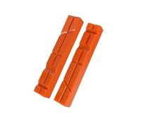 1 Pair 6 Inch Vise Jaw Pad Protector for Metal Vise Machine, Soft Nylon Pads with Strong Magnets for Bench Vice, Mill and Drill Press Accessories, for Orange