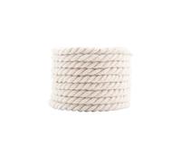 1 Pair 6mm Thick Round Cotton Twisted Rope Shoelaces for Sneakers and Boots 120 140 160cm Length(Beige,160cm)