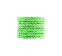 1 Pair 6mm Thick Round Cotton Twisted Rope Shoelaces for Sneakers and Boots 120 140 160cm Length(Light green,160cm)