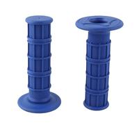 1 Pair 7/8'' 22/25mm Black Handlebar Grips Universal Silicone Motorcycle Handlebars Hand Grips For Dirt Bike Motocross (Blue)
