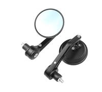 1 Pair 7/8" 22mm Motorcycle Rear View Mirrors Motorbike Round Handlebar End Side Mirror
