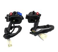 1 Pair 7/8'' 22mm Universal Motorcycle Handlebar Switch Headlight Warning Light Turn Signal Horn Start Kill Button Indicator Horn Switch