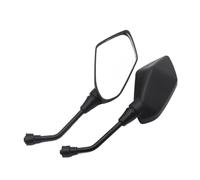 1 Pair 8mm 10mm Motorcycle Scooter Handle Bar End Side Rearview Mirrors Back Side Convex Mirror Motorbike Accessories Motorcycle Rear View Rearview Mirrors