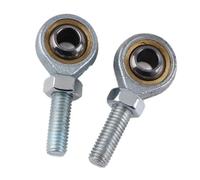 1 Pair 8mm/10mm Steering Tie Rod Ends Ball Joint Male Fit For SA T/K POSA Right and Left Hand Ball Joint Metric Threaded Rod End Bearing(1 Pair M8)