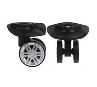 1 Pair A02 Suitcase Wheel Replacement Repair Your Luggage with Spinner Caster Light and Screen Difference
