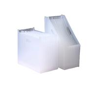 1 Pair A4 Accordion Folder with Labels Expanding Document Folder File Organizer Desk Management for School