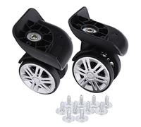 1 Pair A65, Wheels Mute Swivel Suitcase Luggage Replacement Wheels Replacement for Caster Repair Parts