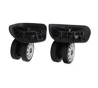 1 Pair A88 Porous Wheel Suitcase Luggage Replacement Casters, Mute & Wear Resistant, Material, Simple & Convenient Installation (L