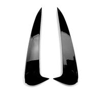 1 Pair ABS Car Rear Bumper Splitter Spoiler Canard Air Vent For Mercedes For Benz C-Class Coupe C205 2015-2019 Tail Fin(Glossly Black)