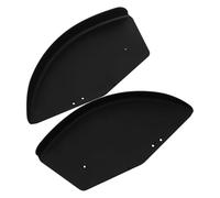 1 Pair ABS Wheelchair Clothing Guard Side Wind Proof Board | Black Smooth Finish, Splash Shielding with Easy Installation for Wheelchair Frame, Rainy Days Home Use