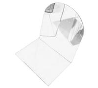 1 Pair Acrylic Bookends, Clear Acrylic Bookends Heavy Duty Book Ends L Shaped Book Stopper Non Skid Book End for Book Shelves (White)